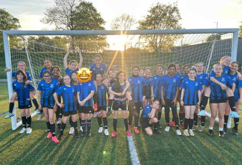 Under 12 and 13 girls